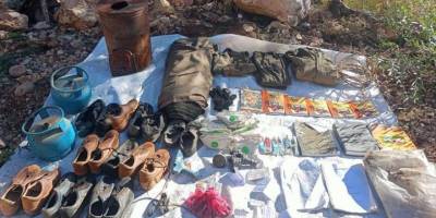 Tunceli'de teröristlerin kullandığı 2 sığınak imha edildi