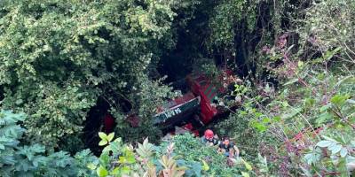 Kocaeli'de arazözün devrilmesi sonucu 1 kişi öldü, 3 kişi yaralandı