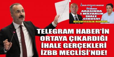 Ak Partili Hızal, Telegram Haber'in ortaya çıkardığı İZBETON-İzBB arasındaki ihale trafiğini Meclise taşıdı!