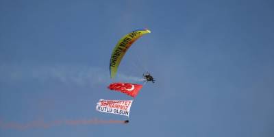 Fethiye'de Cumhuriyet'in 100. yılı kutlanıyor