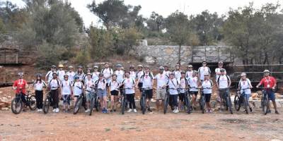 İngiliz turizmciler Bodrum'da bisiklet turuna katıldı