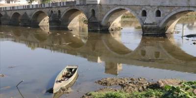 Meriç ve Tunca nehirlerinin su seviyeleri düşmeye devam ediyor