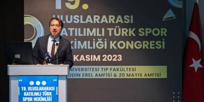 19. Uluslararası Katılımlı Türk Spor Hekimliği Kongresi İzmir'de başladı