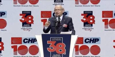 Kılıçdaroğlu, CHP'nin 38. Olağan Kurultayı'nda konuştu