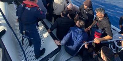 Marmaris açıklarında 39 düzensiz göçmen kurtarıldı