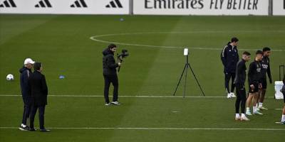 A Milli Takım Teknik Direktörü Montella, Real Madrid antrenmanında Arda Güler'i izledi