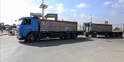 İsrail saldırıları altındaki Gazze'ye insani yardım taşıyan 187 tır daha ulaştı