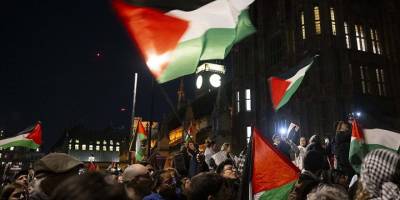 Filistin'e destek gösterileri sürüyor
