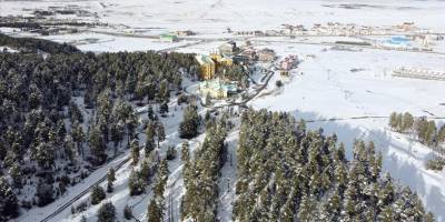 Kristal kar üzerinde kayak yapılan Cıbıltepe, sezonu erken açmayı hedefliyor