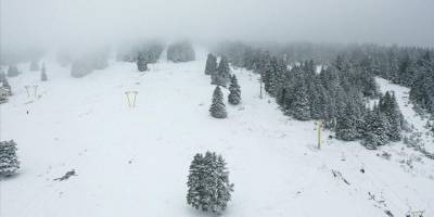 Uludağ, kasımda yağan karla turizm sezonunu erken açacak