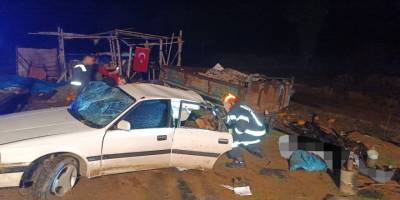 Denizli'de iki otomobil çarpıştı, 1 kişi öldü, 5 kişi yaralandı