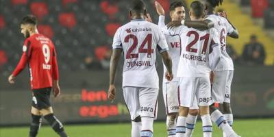 Trabzonspor deplasmanda Gaziantep FK'yi 3-1 yendi