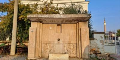 Nazilli'de çeşme olarak kullanılan lahit koruma altına alındı