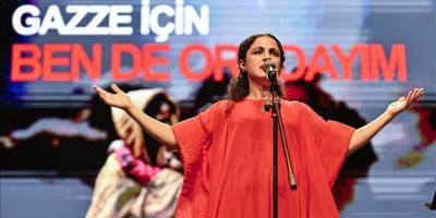 Sanat dünyası "Gazze İçin Ben de Oradayım" konserinde buluştu