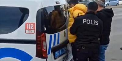 Ertelenen Süper Kupa finalinin ardından sosyal medyadan küfürlü video yayımlayan şüpheli Samsun'da yakalandı