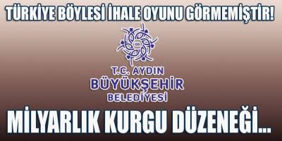 Türkiye belediyecilik tarihi böylesi bir "kurgulu" ihale "düzeneği" görmemiştir!