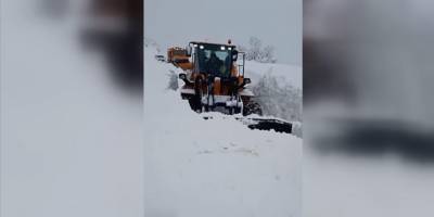 Yüksekova-Şemdinli kara yolu çığ nedeniyle kapandı
