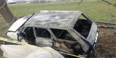 Denizli'de takla atarak alev alan otomobildeki 2 kişi öldü, 2 kişi yaralandı