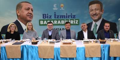 İzmir Büyükşehir Belediye Başkan adayı Dağ, Cumhur İttifakı adaylarıyla bir araya geldi