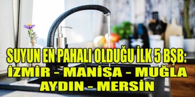 30 Büyükşehir belediyesi içinde en pahalı suyu İzBB satıyor! İlk 5'te 4 CHP'li BŞB var...