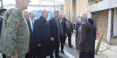 TBMM Milli Savunma Komisyonu, KKTC'deki Kapalı Maraş'ta incelemelerde bulundu