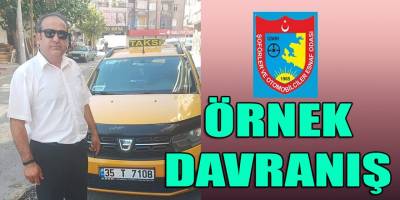 İzmir Şoförler Odası'ndan örnek davranış