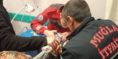 Muğla'da parmakta sıkışan yüzüğü hastaneye çağrılan itfaiye çıkardı