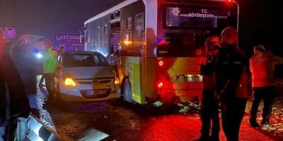 Aydın'da 6 aracın karıştığı kazada 1 kişi hayatını kaybetti