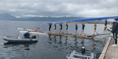Sakin şehir Köyceğiz, kano ve kürek takımlarının tercihi oldu