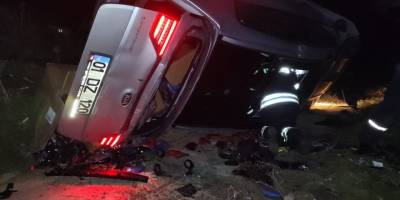 Manisa'da kamyon ile otomobilin çarpışması sonucu 1 kişi öldü