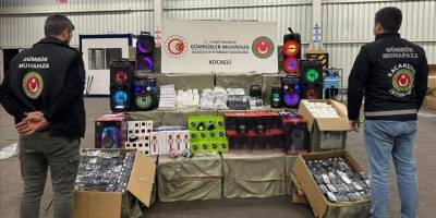 Gümrük Muhafaza ekiplerince 508 milyon lira değerinde kaçak eşya ve araç ele geçirildi