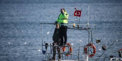 Marmara Denizi'nde batan geminin mürettebatını arama çalışmaları 12. gününde devam ediyor