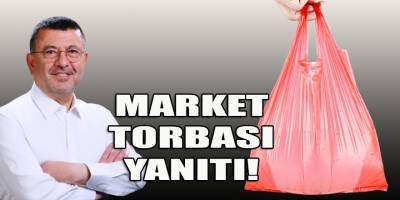 Veli Ağbaba'dan "market torbasına" yanıt!