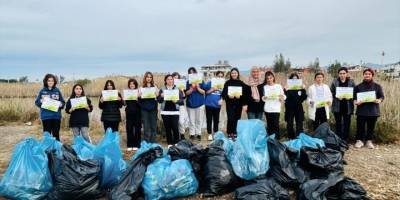 Fethiye'deki Kuş Cenneti'nde çevre temizliği yapıldı