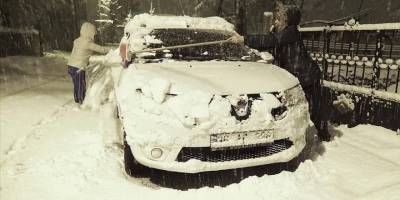 Kars'ta kar yağışı etkili oluyor