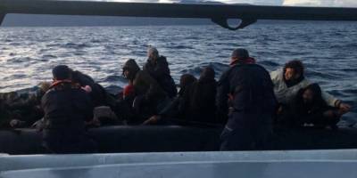 Muğla açıklarında 31 düzensiz göçmen yakalandı