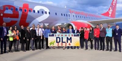 İngiltere'den sezonun ilk turist kafilesi Muğla'ya geldi