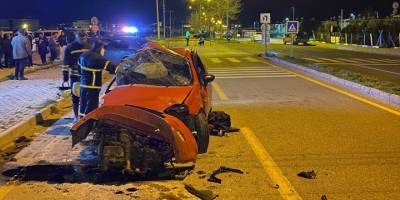 Aydın'da iki otomobilin çarpıştığı kazada 1 kişi öldü