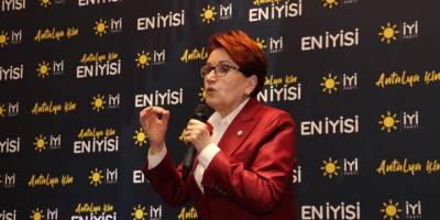 İYİ Parti Genel Başkanı Akşener, Antalya'da iftar programında konuştu