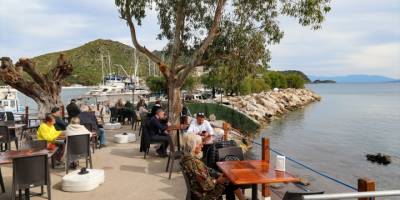 Bodrum'da Akyarlar Kafe törenle açıldı