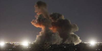 İsrail ordusunun Gazze'de yerinden edilmiş Filistinlilerin çadırını bombalaması sonucu 12 kişi öldü