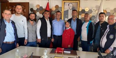 Alaşehir'in ilk kadın muhtarından belediye başkanına ziyaret