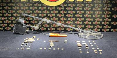 İzmir'de tarihi eser operasyonunda 1 şüpheli yakalandı