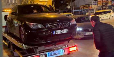 Afyonkarahisar'da drift yapan sürücüye 32 bin 233 lira ceza kesildi