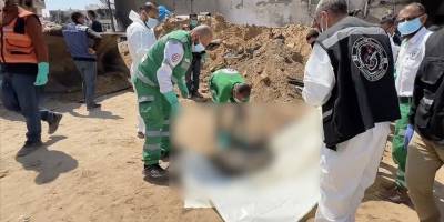 Gazze’deki Sivil Savunma Birimi, Şifa Hastanesi ile Han Yunus’tan şu ana kadar 409 naaş çıkarıldığını açıkladı