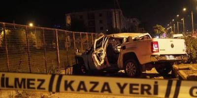 Aydın'da pikap takla attı, 1 kişi öldü, 3 kişi yaralandı