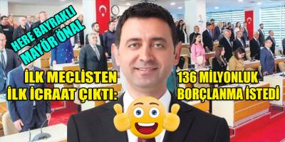 İlk icraatı borçlanma oldu