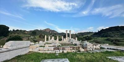 "Paranın doğduğu kent" Sardes'te "Paranın Muhteşem Hikayesi" belgeseli çekildi