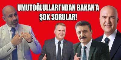 Umutoğulları'dan Bakan'a: "Urla ve Dikili Belediye Başkanlarından atamalar karşılığında ciddi miktarda para aldığı iddia ediliyor…"
