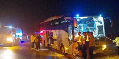 Aydın'da yolcu otobüsüyle çarpışan otomobildeki 4 kişi yaşamını yitirdi